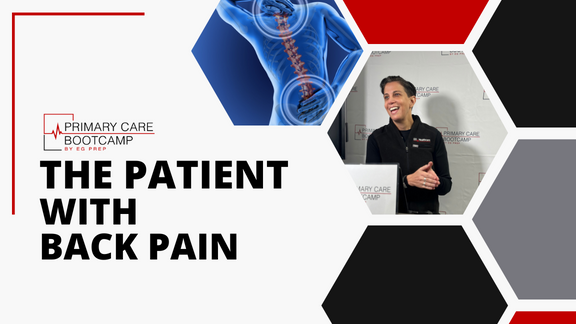The patient with back pain seeks a holistic approach to treat their condition.