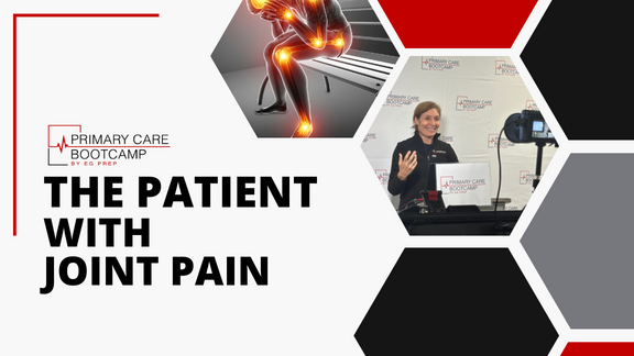 The patient experiencing joint pain can get started with SEO by focusing on relevant keywords.